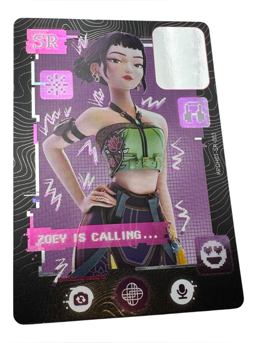 3 for $6 - KPop Demon Hunters Zoey KPDH01-SR-003 Purple Holo Foil SR Card
